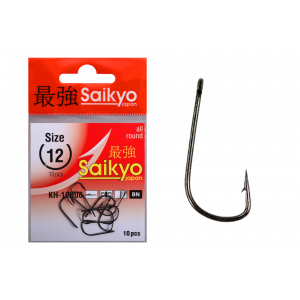 Крючки Saikyo KH-10006 Sode Ring BN №12 (10шт) Крючки Saikyo KH-10006 Sode Ring BN №12 (10шт)