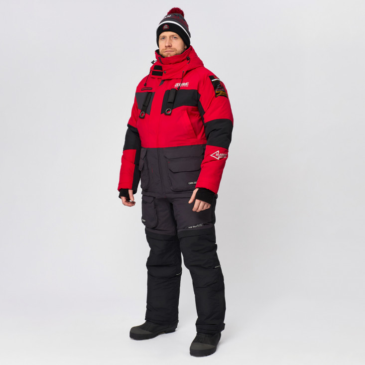 Костюм зимний Alaskan NewPolar 2.0 красный/серый/черный   M
