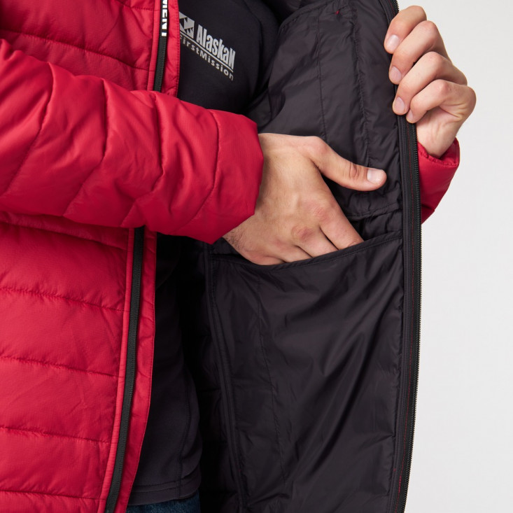 Куртка Alaskan Juneau Red   S утепл.стеганая