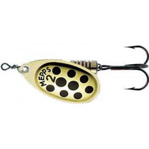 Блесна вращ. Mepps AGLIA PTS, 3, Gold/Black dots
