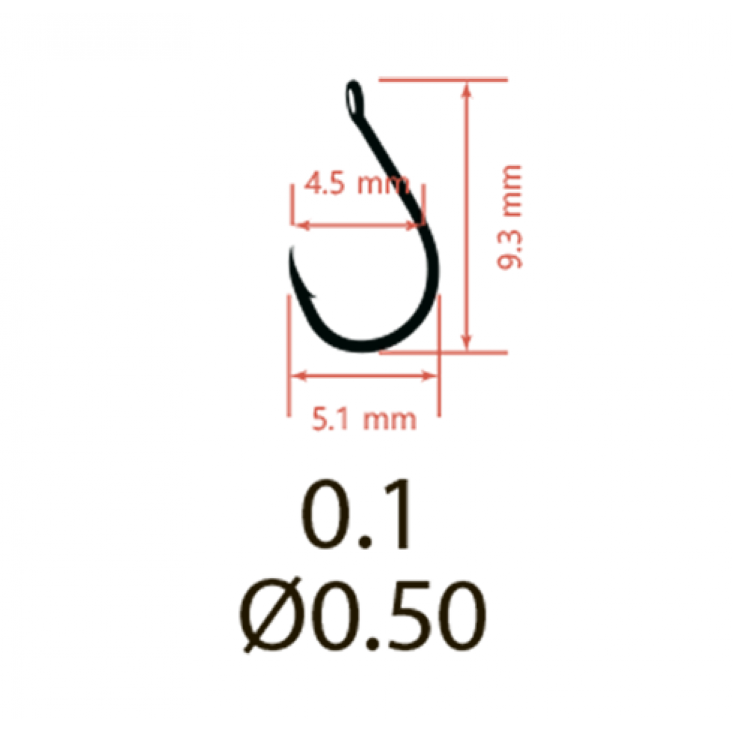 Крючки Saikyo KH-10026 Chinu Ring
