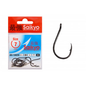 Крючки Saikyo KH-10026 Chinu Ring BN №7 (10шт) Крючки Saikyo KH-10026 Chinu Ring BN №7 (10шт)
