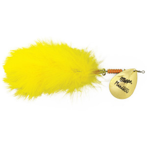 Блесна вращ. Mepps GIANT MARABOU Gold/Yellow (блистер) Блесна вращ. Mepps GIANT MARABOU Gold/Yellow (блистер)