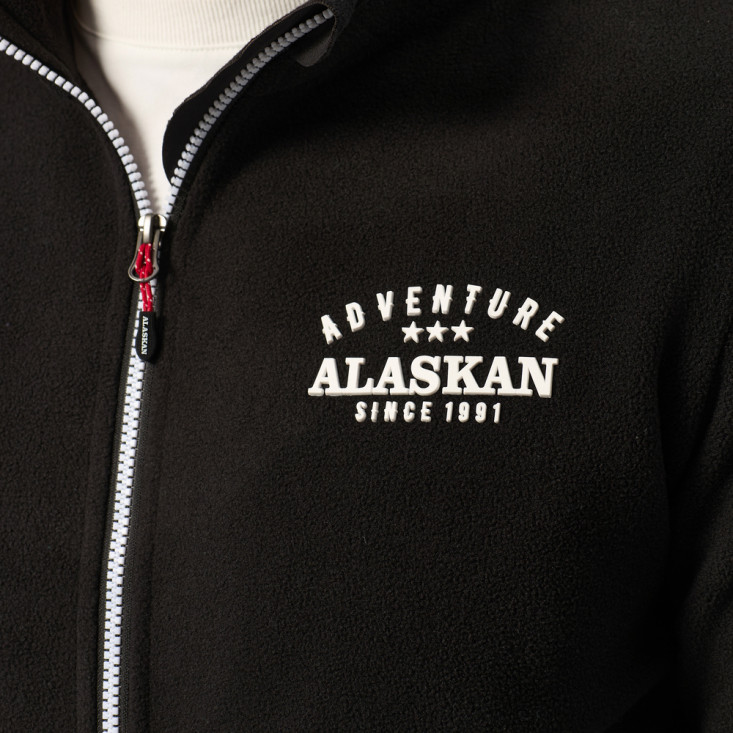 Кофта флисовая на молнии Alaskan Adventure черный  XL