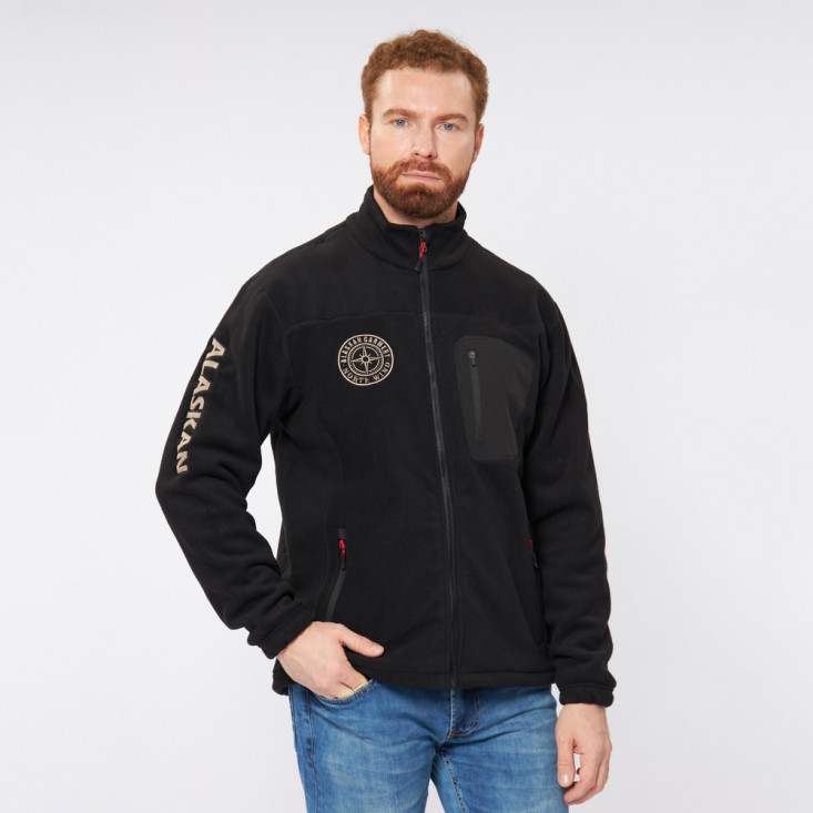 Куртка флисовая Alaskan NorthWind черный    XS